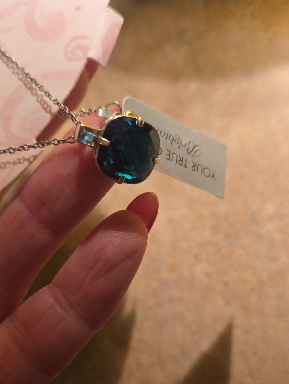 New Brighton "Your True Color" Emerald Necklace - Picture 7 of 12